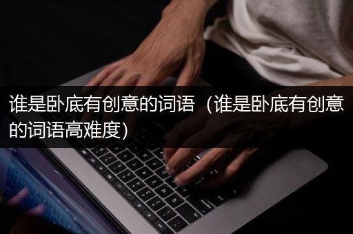 谁是卧底有创意的词语（谁是卧底有创意的词语高难度）